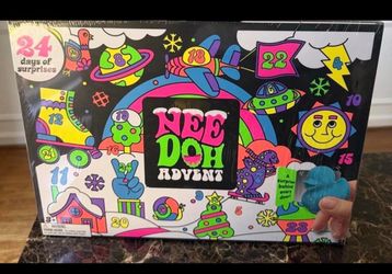 100% Guaranteed Authentic New Sealed Schylling Needoh Christmas Advent Calendar