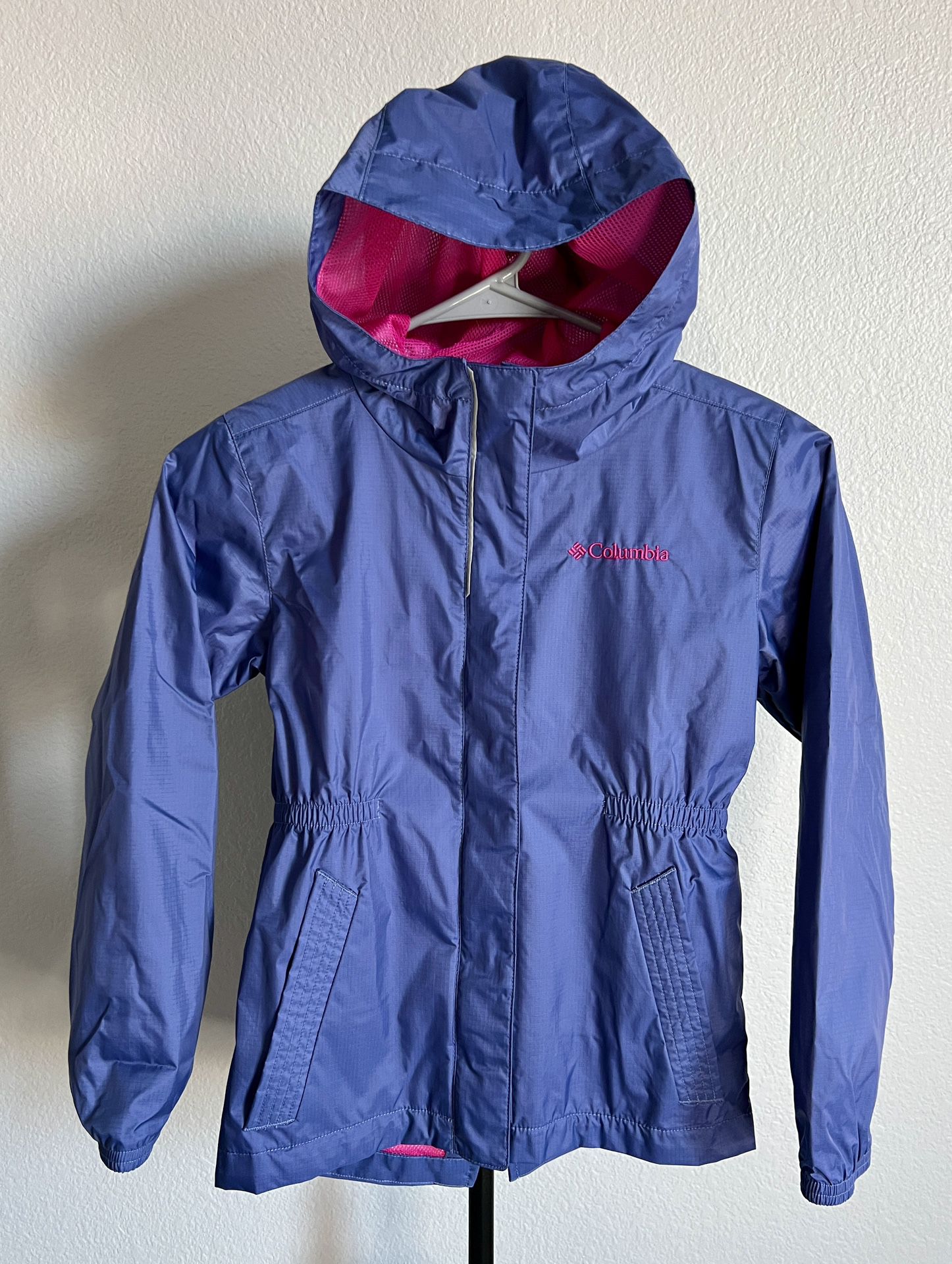 Columbia Girls Wind/Rain Jacket Size 7/8