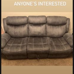 ONE Recliner Couch W/USB Charging Ports