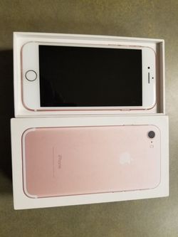 iPhone 7 rose gold factory unlocked