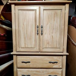Light Wood Armoire / Cabinet