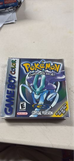 Pokémon Crystal Version – Game Boy Color – Box + Game