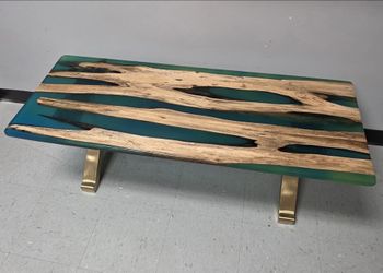 Teak coffee table