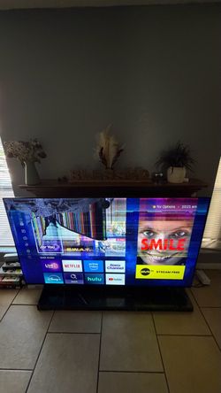 75-inch Smart Roku  TCL TV for sale.