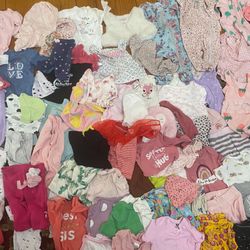  100 pieces baby girl clothes,  - various sizes newborn - 3 -9 months