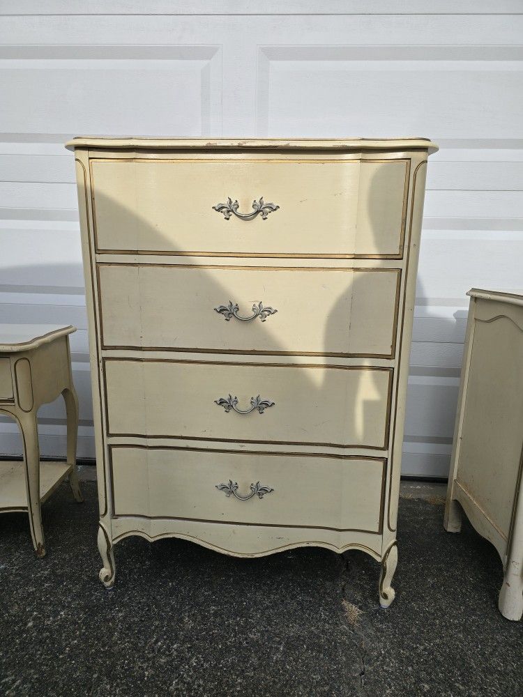 Vintage French Dressers & Provincial Night Stand