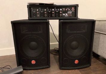 Excellent condition harbinger PA system 60w