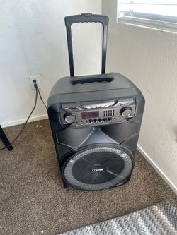 QAISE portable Bluetooth trolley speaker
