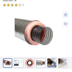 Silver Jacket Flex Duct