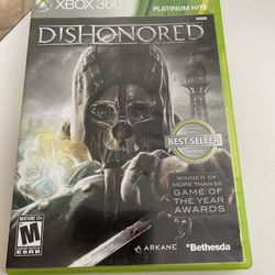 xbox 360 dishonored Video Game 