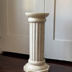 White Marble Pedestal 