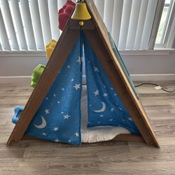 Kids Wooden Tent
