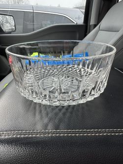 French Glass Decorative Bowl