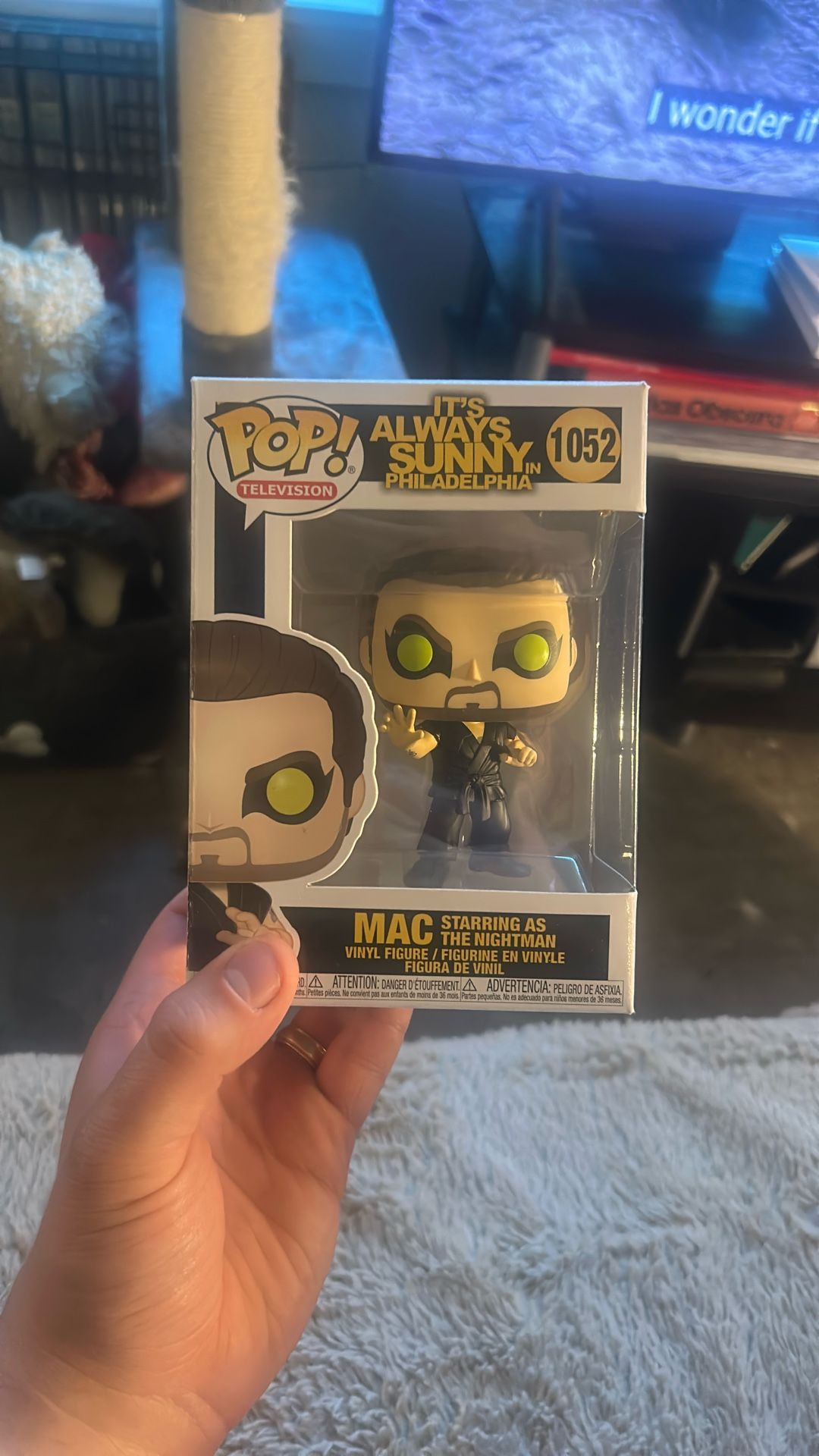 Pop! Mac starring as the Nightman (Always Sunny in Philadelphia)