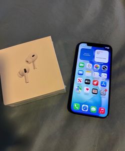 New unlocked iPhone 12 with New AirPod Pro 2