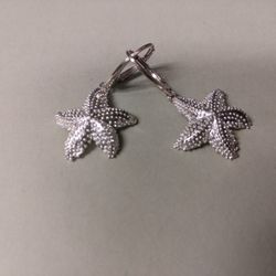 Starfish Leverback Earrings