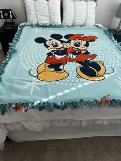 Minnie & Mickey fleece Blanket