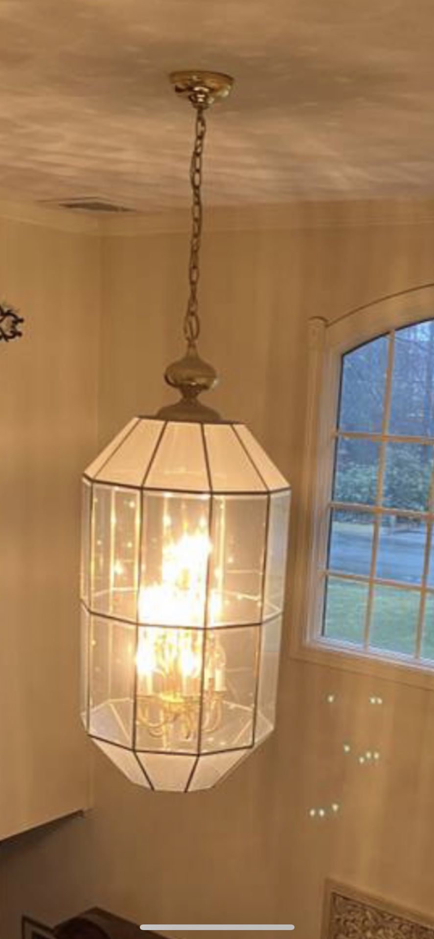 Antique Brass Chandelier