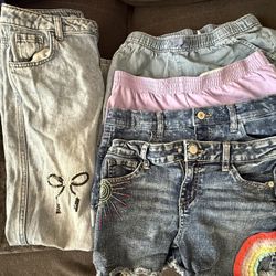 Girls Size 10/12 Shorts/bathing Suits 