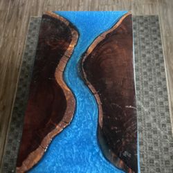 Blue River Epoxy Table 