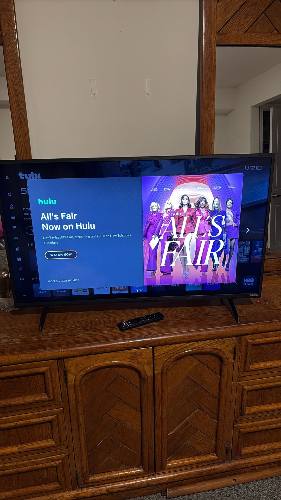 36” Vizio Flat Screen TV with Remote