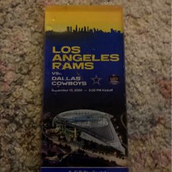 Los Angeles Rams Inaugural Ticket