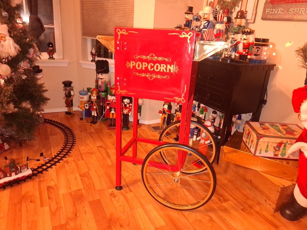 PENDING FREE Popcorn cart and brand new shirt