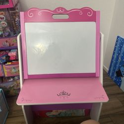 princess whiteboard/ storage 