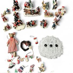 Lot of 36 - Vintage Christmas Tree Ornaments