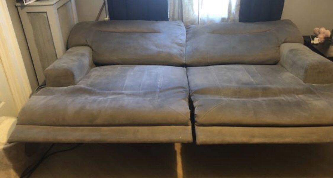 2 Recliner Sofas price is negotiable