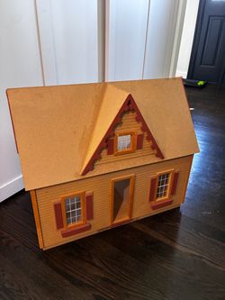 Wood Unfinished Doll House