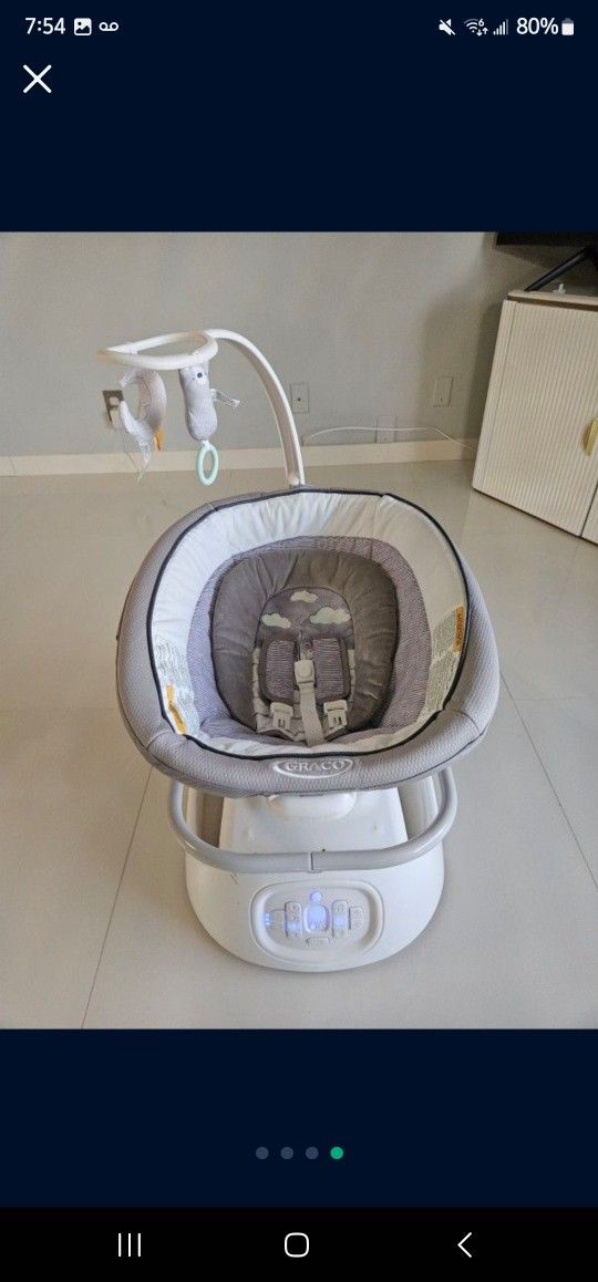 Baby Cry Detention Swing And Rocker Combo