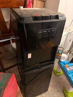 Black Bottom-Load Water Cooler Dispenser
