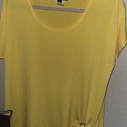 XL Yellow Espresso Blouse 