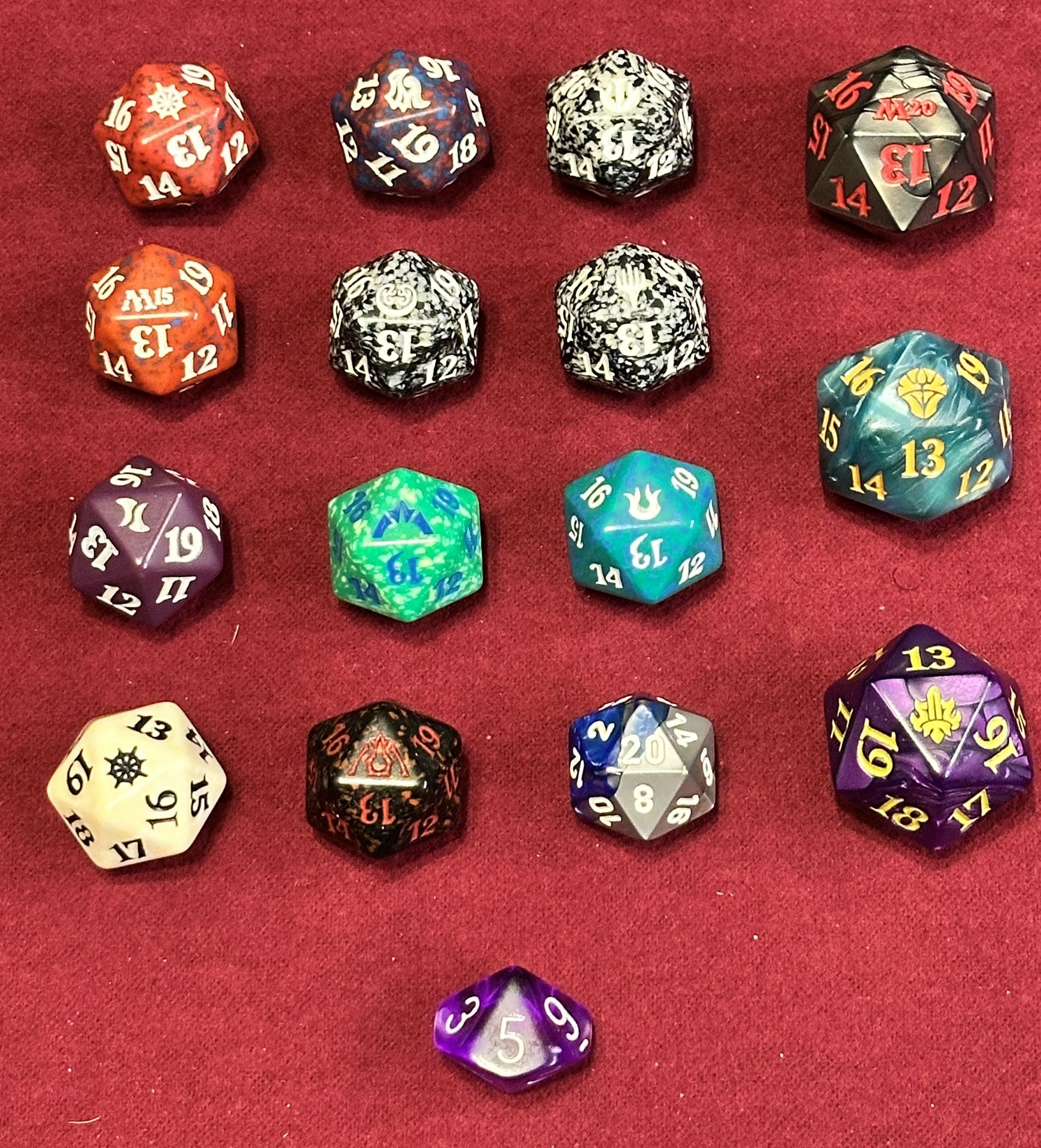 Magic The Gathering - MTG - Spindown Dice Lot