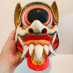 BALINESE MATA BESIK~ONE EYE DEMON MASK~BALI SCULPTURE