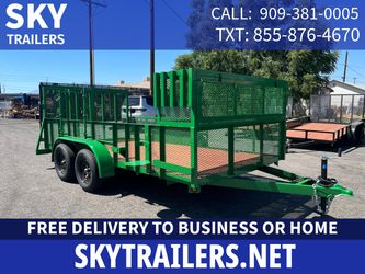 Utility Trailer 8.5x12x2 Landscape