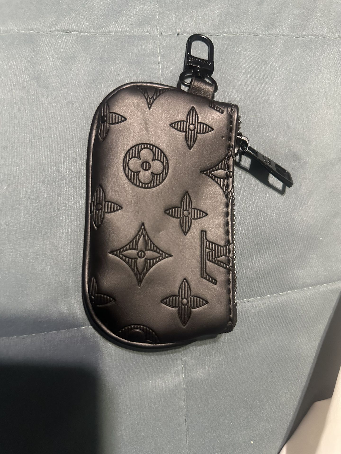 leather wallet keychain
