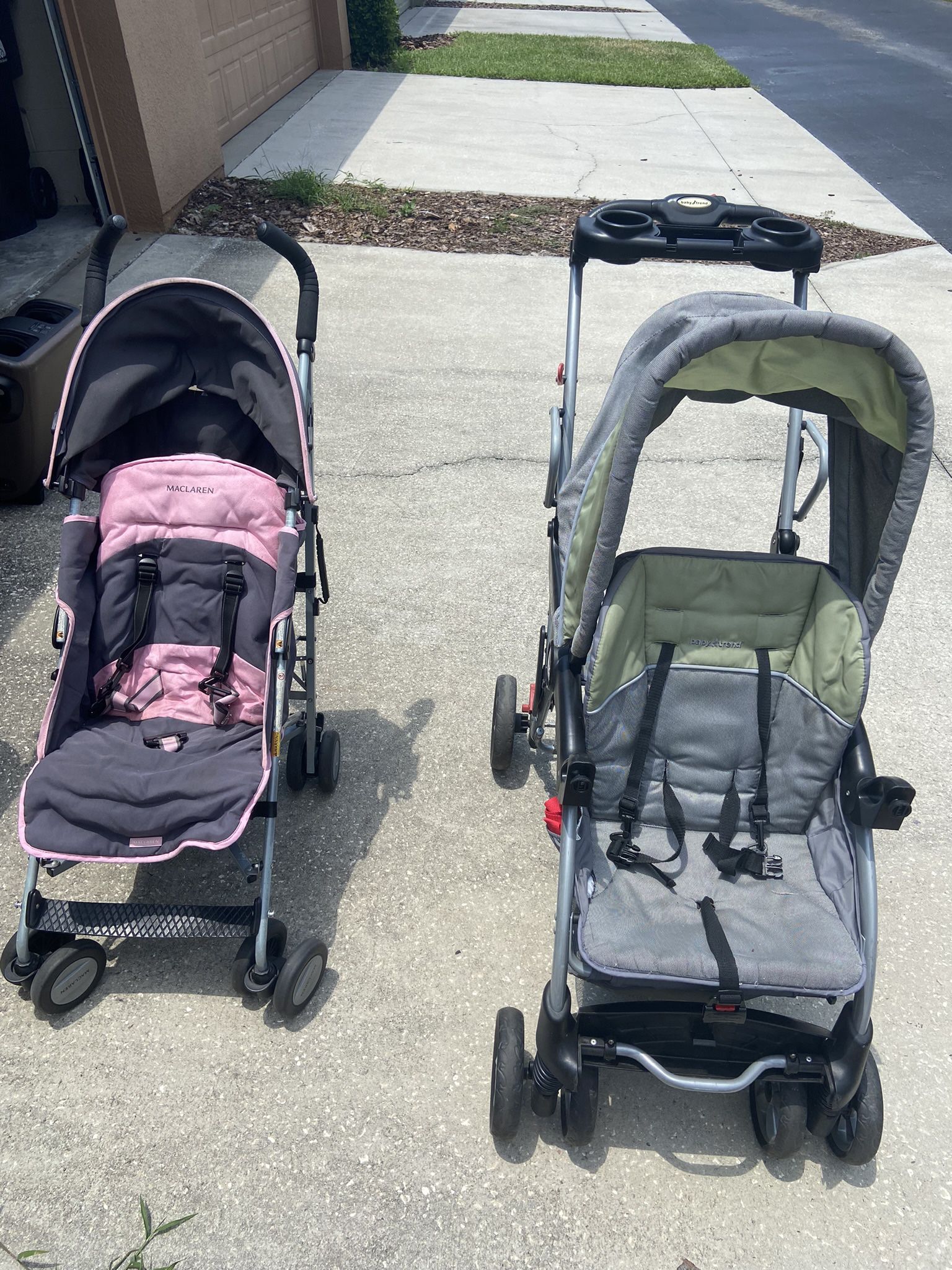 Double And Single Stroller