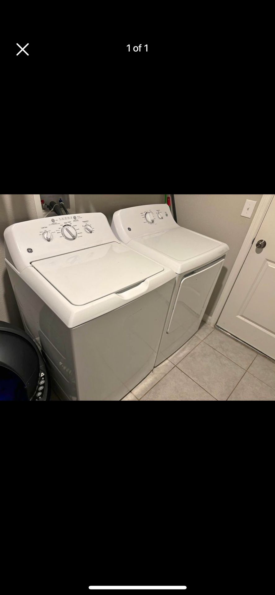 GE Washer -Dryer. Both Work Great // DRYER IS GAS 