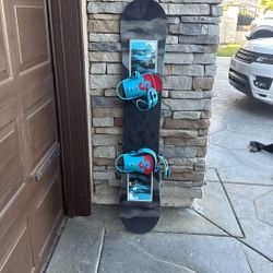 ROME Reverb Snowboard With Bindings 157