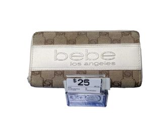 Bebe Beige / Tan Purse / Handbag