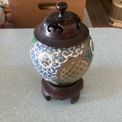 Vintage Chinese Cloisonné Jar
