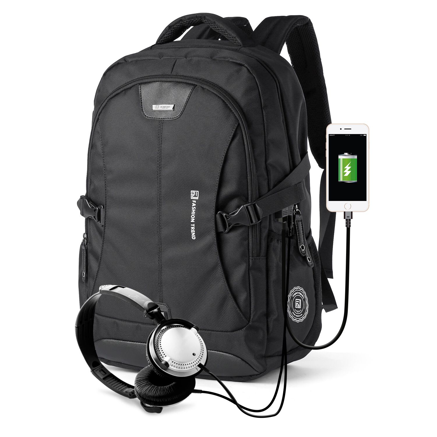 Backpack Waterproof USB Charging Port up to 17.3" Laptop (Brand New)