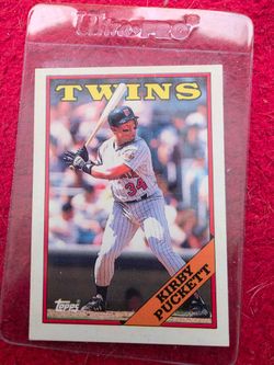 Kirby Puckett error Card