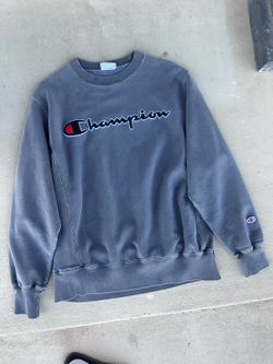 Champion Reverse Weave Crewneck Sweatshirt - Mens M, Grey Heather
