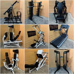 Tons Of Gym Equipment- Squat Rack, Leg Press, Full Gym, Smith Machine, Home Gym, Pullover, Benches, Curl / Extension, Hack Squat- Cybex, Nautilus