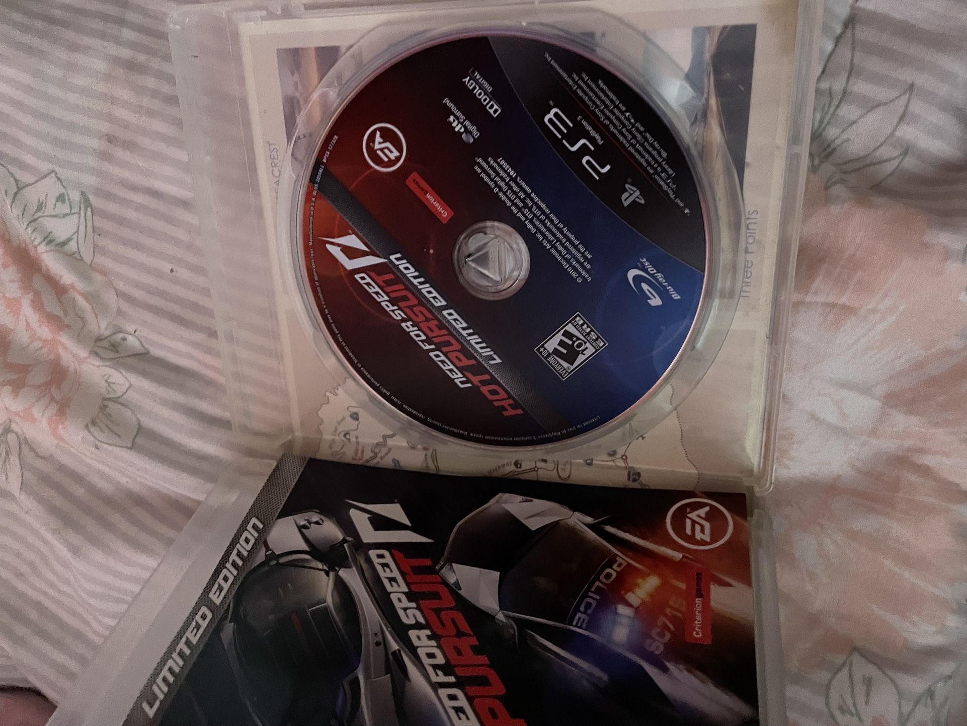 Need for Speed: Hot Pursuit PS3 game with case and disc #racinggame