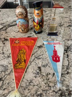 Egyptian and Russian souvenirs