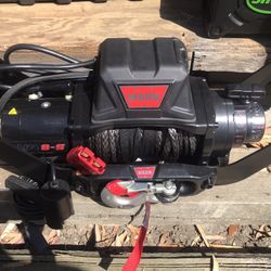 Warn EV 8S Winch + WARN 107000 MULTI MOUNT WINCH CARRIER FOR 2" RECEIVER HITCH